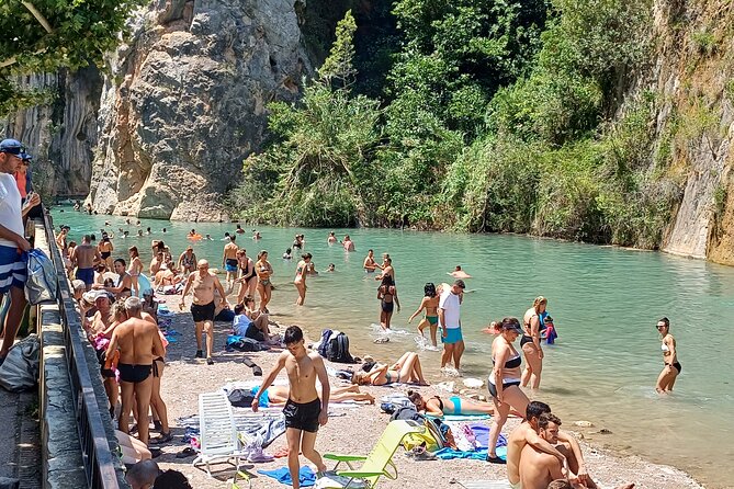 A day tour in Montanejos hot springs. - Meeting at Mestalla for a 9:00 a.m. departure