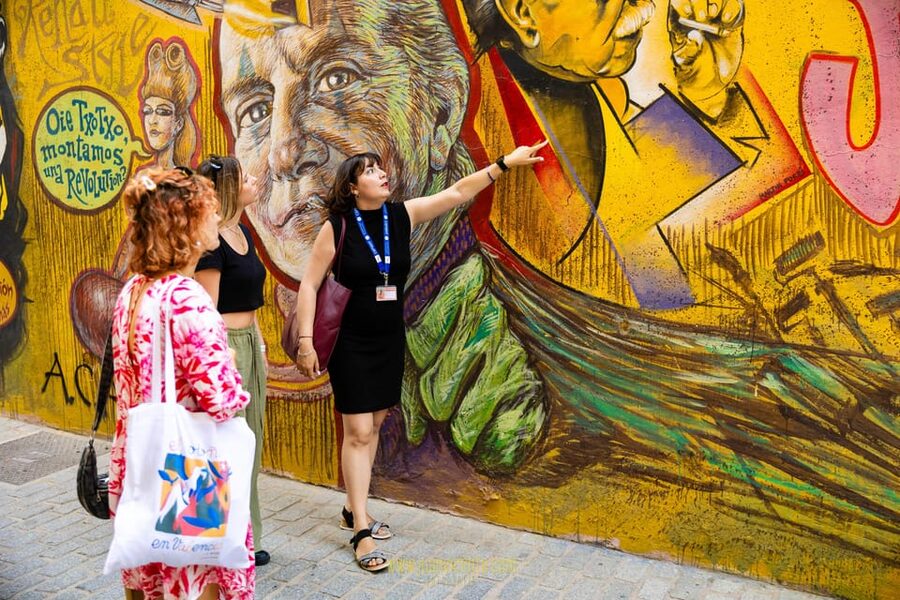 Best Street Art in Valencia Walking Tour - Reading El Carmen’s walls