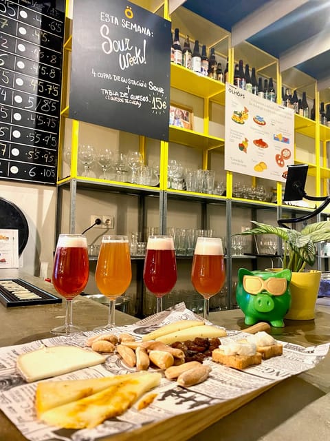 Craft Beer Tasting and tapas in Valencia - How long the 1.5-hour format feels
