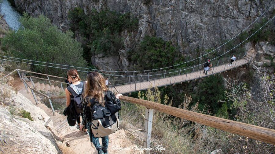 From Valencia: Chulilla, Turia Canyon, Hanging bridges... - Crossing Chulilla’s hanging bridges