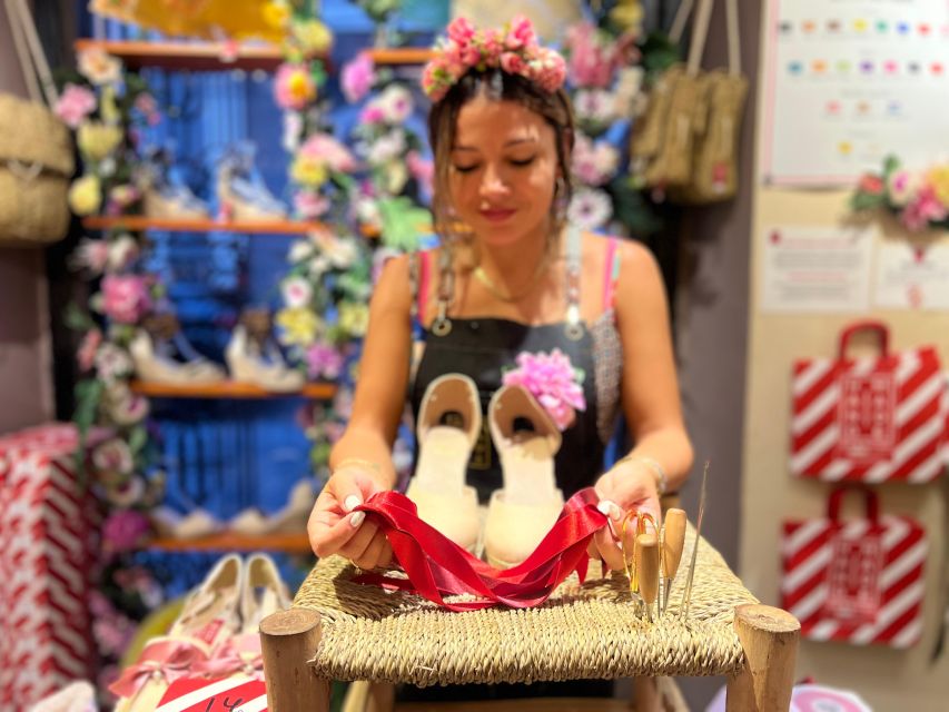 Make Authentic Espadrilles in Valencia - What the finished espadrilles are like