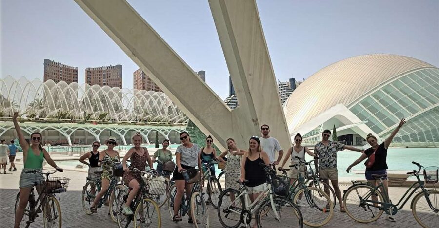 Valencia: 3-Hour Guided City Sightseeing & Beaches Bike Tour - From Serranos Towers into Valencia’s old center