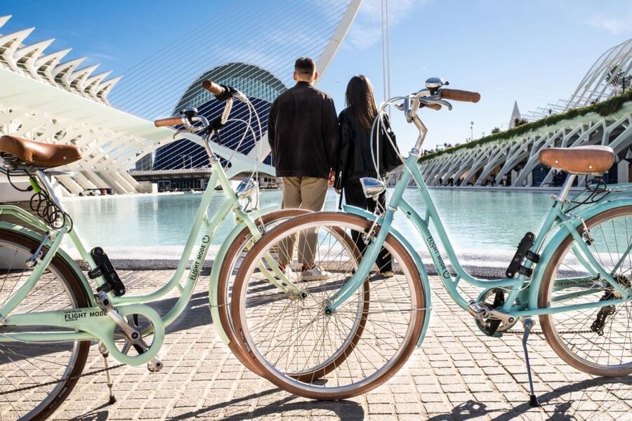 Valencia: Audioguide eng,esp,ita + Bike All Day - The historic center at your own pace