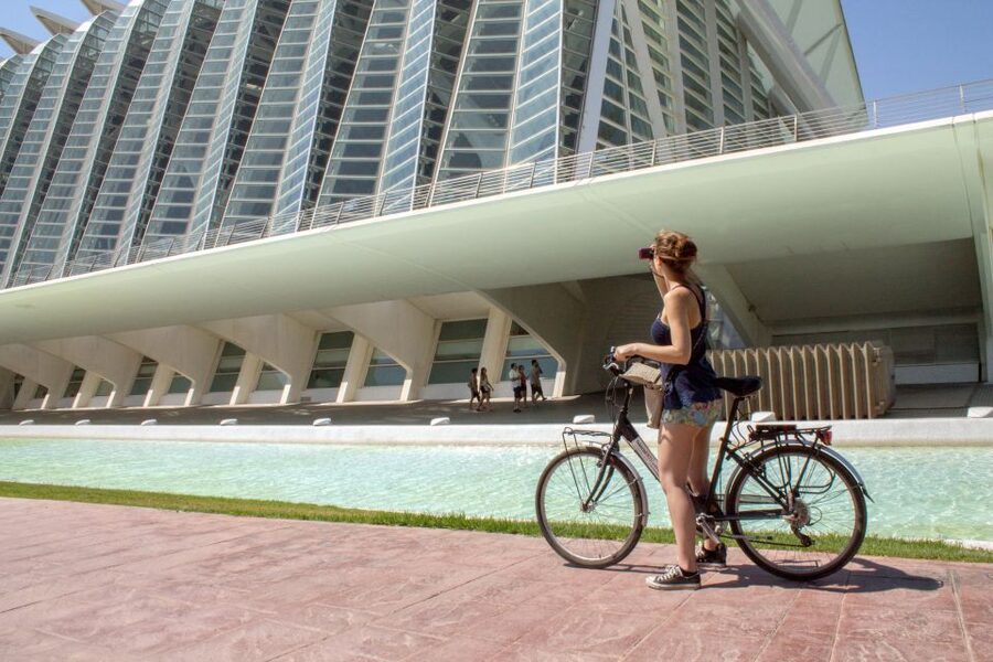 Valencia Bike Tour - The old center: Colón Market, university buildings, and gardens