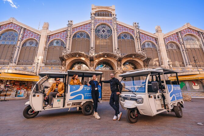 Valencia by Tuk Tuk i: Private tour 1 or 2 hours explore the city - Key points at a glance