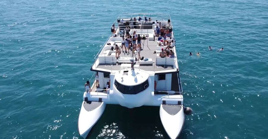 Valencia: Catamaran Cruise, Paella Lunch and Swim Stop - Coastal views from the deck