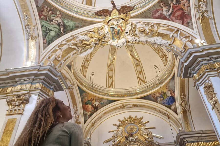 Valencia: Cathedral, St Nicholas, and Lonja de la Seda Tour - St Nicholas Church and its ceiling of Baroque frescoes