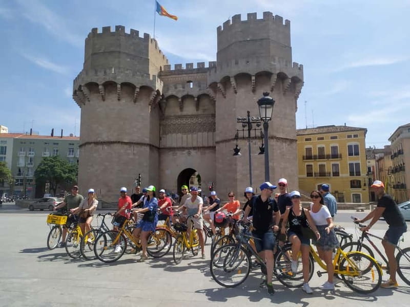 Valencia: City Highlights Bike Tour - Torres de Serranos and the edge of the old walls