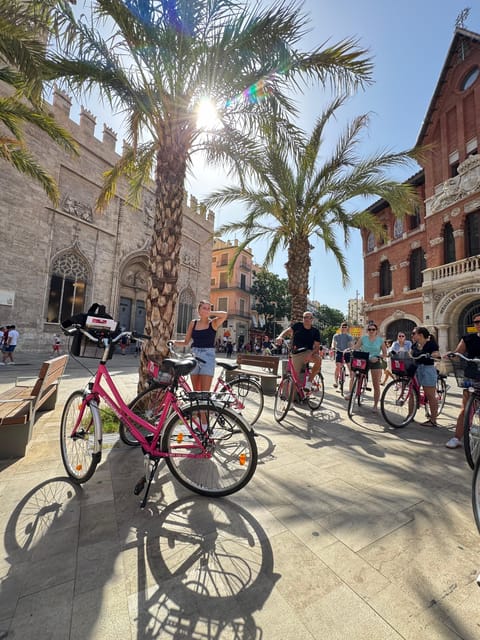 Valencia: City Highlights Guided Bike Tour - The Cathedral and Serranos Towers