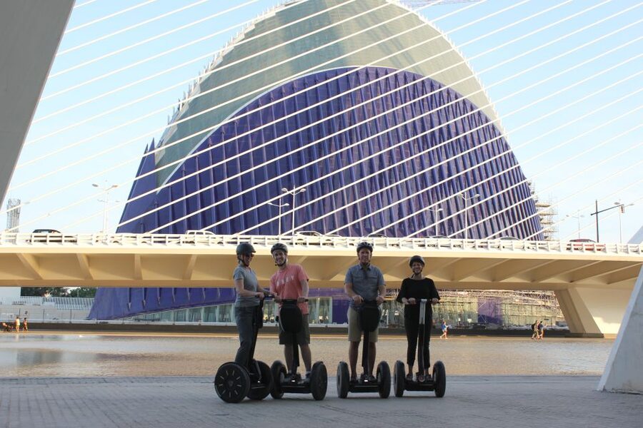 Valencia: City of Arts and Sciences Segway Tour - Crossing the former Turia Riverbed