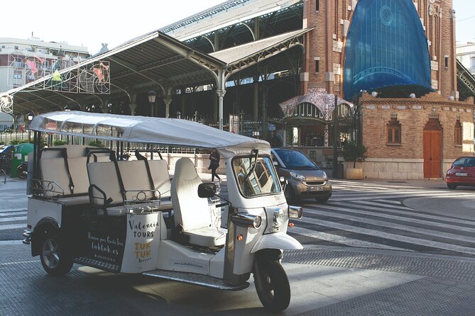 Valencia Complete Tour by Tuk Tuk - The marina, port, and Valencia’s city beach