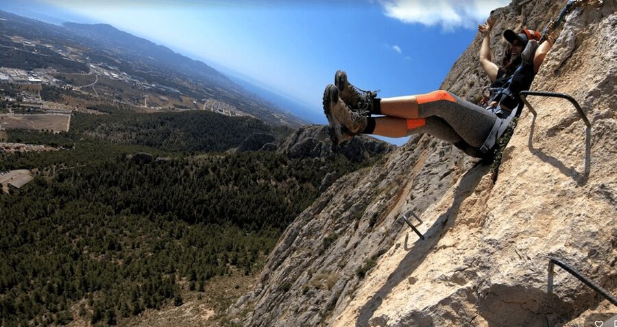 Valencia: Guided Mountaineering Experience - Getting fitted with helmet and harness
