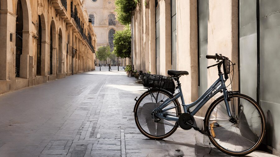 Valencia: Normal bike and Electric bike Rental Ruzafa - Planning a route through markets and landmarks