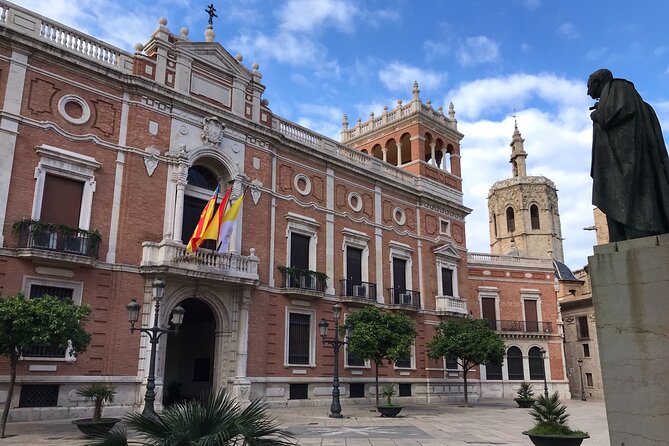 Valencia Old Town Private Tour by Bike or Electric Ride - Santa Catalina Church and the old city skyline