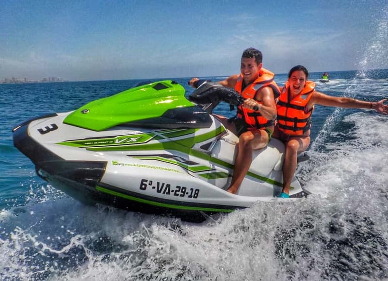 Valencia: Pobla de Farnals JetSki Rental, photos &BeachClub - Setting off from Pobla Marina