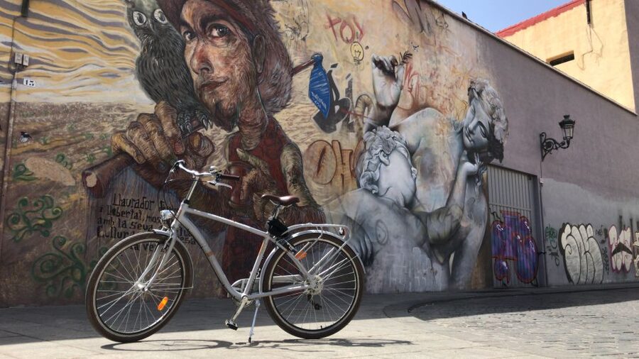 Valencia: Street Art Tour on Bicycle, E-Bike or E-Step - The opening murals and the story of 1957