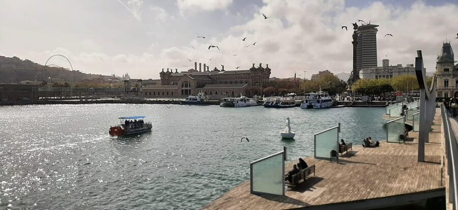 Valencia: Water Beer Bike Tour - Leaving Marina Real Juan Carlos I