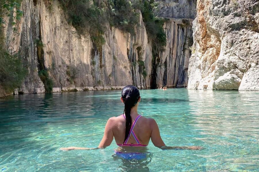 Valencia: Waterfalls and Thermal Springs Tour with Swimming - Swimming in the 25°C Blue Lagoon