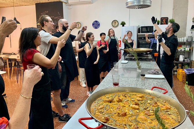 Valencian paella cooking class, tapas and visit to Ruzafa market. - Tapas and sangria set the tone